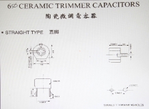 Конденсатор подстроечный  7-40 пФ, d=6 мм, JML06-1-40p
