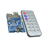 Аудио модуль MP3+WMA +WAV Decoder,  2W, TF Card, Audio AUX, управление с пульта