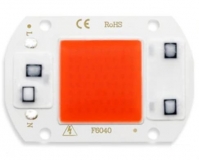 Светодиод 30 Вт широкий спектр 380-840нм 220-265В AC COB