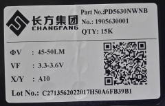 Светодиод SMD 5630 ультра яркий белый холодный цвет 45-50LM 0.5Вт 15000K 3.3-3.6В 150мА