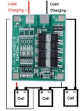 Контроллер заряда разряда PCM BMS 3S max 30A 12В для 3 Li-Ion аккумуляторов 18650