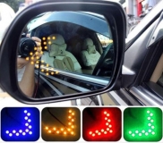 Автомобильный индикатор (дублер) для сигнала поворота, синий, 14 SMD 1210, 55*40мм