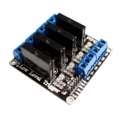 Модуль твердотельного реле G3MB-202P 4-канальный для Arduino (low level trigger) 240В 2А