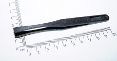 Пинцет 93308 ESD, черный, антистатический пинцет из пластмассы, 11,5 см