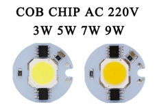 Сверхяркий светодиод 5W белый теплый цвет (2700-3500K, 500 lm, 220-240В AC) 26*26*2.5мм
