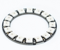 Светодиодная сборка CJMCU  WS2812B-16, 16 smd RGB 5050 светодиодов WS2812, 4-7В, последовательный интерфейс, диаметр 45мм