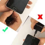 Универсальный беспроводной приёмник заряда для любого телефона, Wireless Charger, microUSB, Type B