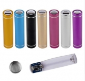 Зарядное устройство - брелок для смартфонов. USB 5В 1А на аккумуляторе типа 18650, золотой