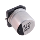 Конденсатор 470мкФ 25В 470UF типоразмер G (SMD, 10*10.5мм)