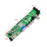 Универсальный LCD контроллер  Z. VST.3463.A1, поддержка цифрового сигнала DVB-T2 DVB-T DVB-C, интерфейсы vga/hdmi/av-in/PC audio in/tv/usb(воспроизведение),IR+KEY, поддержка русского языка