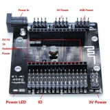 Макетная плата, плата расширения для NodeMcu V3, ESP8266 с разъемом для питания DC 6-24В