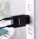 Адаптер питания - зарядное устройство AC 100-240В - DC 5В 2,2А два порта USB с вольтметром и амперметром (для зарядки планшетов и смартфонов)