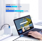 Кабель USB PD-PD (Type-C - Type-C) 60 Вт (ток до 5.0 Ампер при 20В) 0,25м