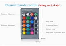 Светодиодная RGB лампа E14 85-265В 5 Вт с дистанционным управлением