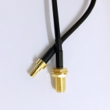 Пигтейл CRC9-SMA (female) - 15 см - кабельная сборка, кабель RG174