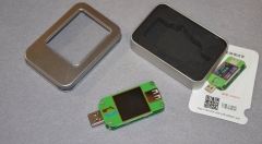 Электронный портативный цветной USB-тестер RD UM24C с bluetooth-модулем (напряжение, ток, мощность, емкость) USB2.0, QC3.0