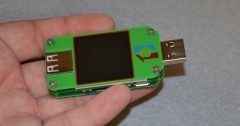 Электронный портативный цветной USB-тестер RD UM24C с bluetooth-модулем (напряжение, ток, мощность, емкость) USB2.0, QC3.0