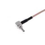Пигтейл CRC9-SMA (female) угловой - 15 см - кабельная сборка, кабель RG316
