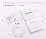 USB Bluetooth адаптер Ugreen US192 V4.0 Dongle Adapter с поддержкой aptX и EDR для качественной передачи звука без задержки