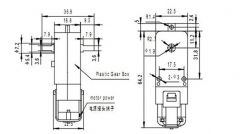 Мотор-редуктор Gear Motor 48:1 для Arduino, 3-12 В