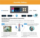 Цифровой регулятор температуры и влажности SHT2000 с датчиком, -20°C +60°C, влажность 0-100%RH, 85 ~ 230V два реле 10A
