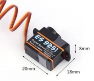 Цифровой наносервопривод ES9251 2,5g для моделей RC