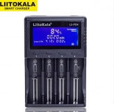 Зарядное устройство LiitoKala PD4 для 1-4 аккумуляторов Li-Ion, Li-Pol, LiFePo4, Ni-MH/Cd типа A, AA, AAA, 18650, 14500 и т.д. с питанием от AC 110-240В или DC 12В