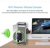 Мини WiFi Dual Band USB адаптер 600Mbps 802.11ac/n/g/b wifi Adapter 2.4 + 5 ГГц, чип RTL8811, встроенная флеш-память с драйвером