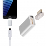 Магнитный адаптер для кабеля micro USB InnoZone - серебристый/черный