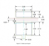 Светодиод SMD 3535 SBWVL2S0E, ультра яркий белый цвет 2Вт  6В - 6.8В 250-300мА, аналог LG innotek 3535 LED LATWT391RZLZK