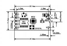 Радиомодуль HC-12 433Mhz на SI4463 SI4438 c UART интерфейсом