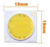 Сверхяркий светодиод 18W белый цвет (5800-6500K, 1800 lm, 220-240В AC) 19*19мм