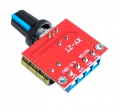 Электронный регулятор напряжения (диммер) PWM 4.5-35В DC 5А 90Вт для регулирования освещенности/скорости/температуры
