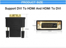 Переходник HDMI (мама) - DVI (24+1, папа)