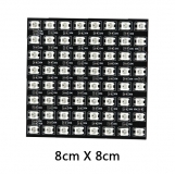 Светодиодная сборка CJMCU  WS2812B-64, панель 64 smd RGB 5050 светодиодов WS2812, 4-7В, последовательный интерфейс, размер 65*65мм