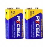 Батарейка 6F22 9V PKCELL марганцево-цинковая (Крона) 9В