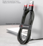 Кабель USB Type C - USB 2м, максимальный ток 2А, защита от изломов, Baseus
