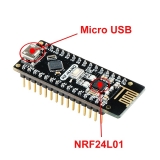 RF-Nano, отладочная плата с радиомодулем, ATmega328P, Nrf24L01+ 2.4ГГц