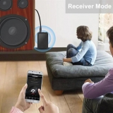 Bluetooth приемник - передатчик v4.2 2-в-одном, 3.5мм AUX вход и выход, поддержка aptX, A2DP, AVRCP, встроенный аккумулятор