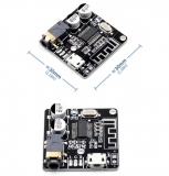 Универсальный Bluetooth 5.0 ресивер VHM-314, MP3 декодер, аудио bluetooth приемник, питание microUSB 3.7В - 5.0В, выход AUX 3.5мм