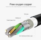 Кабель USB Type C - USB 2м, максимальный ток 2.0А, защите от изломов, Floveme