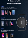 Беспроводное зарядное устройство TOPK Wireless Charger B01W  5W/7.5W/10W 5В-2А  9В-1.5А QC3.0