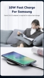 Беспроводное зарядное устройство TOPK Wireless Charger B01W  5W/7.5W/10W 5В-2А  9В-1.5А QC3.0
