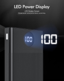 Внешний аккумулятор - зарядное устройство ROCK Power Bank 10000мАч dual USB 5В 2.1А