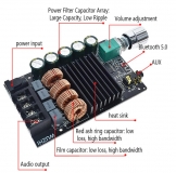 Компактный стереоусилитель ZK-1002 HiFi 2*100Вт с Bluetooth 5,0 на TPA3116, класс D, 5-27В