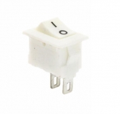 Микровыключатель KCD11 SPST 2PIN ON / OFF G125 3А 250VAC 6A 125VAC 10x15мм белый