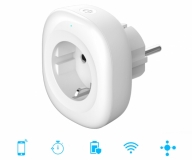 Умная Wi-Fi розетка 10А с функцией измерения потребляемой мощности, управление нагрузкой через интернет,  MORNING GROUP