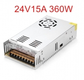 Источник питания (преобразователь AC-DC) S-360-24 (110 / 220В) - 24В 15А 360 Вт) размер 215*115*50мм