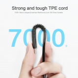 Кабель USB Lightning 8pin - USB 0.5м, максимальный ток 3А, защите от изломов, INIU, для Apple iPhone Ipad