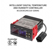 Цифровой регулятор температуры и влажности STC-3028 с датчиком, -20°C +80°C, влажность 0-100%RH, 110 ~ 240В два реле 10A